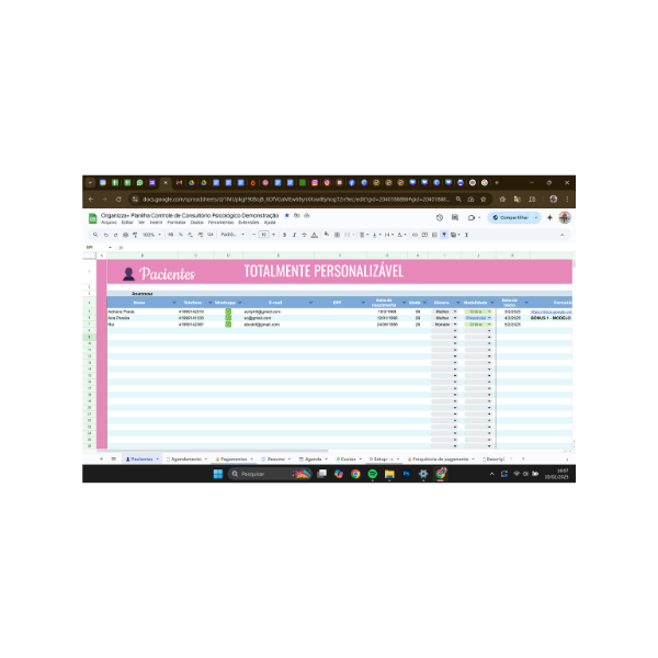 Planilha de controle de consultório psicológico 3 Copia de image2 2