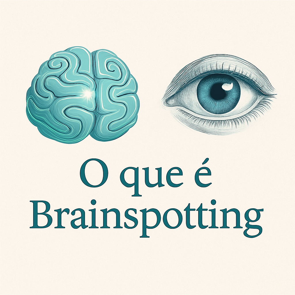 O que é Brainspotting? 1 Imagem representando o Brainspotting – cérebro e olho